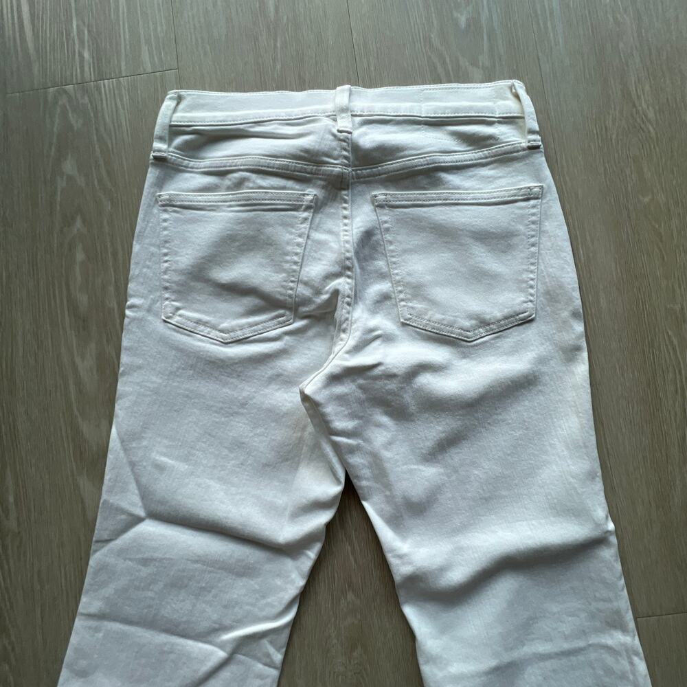 J Crew Kick Out Jeans Womens Petite 25 White Cropped - Picture 11 of 15